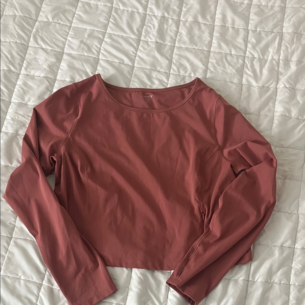 Old Navy Women's Active Powersoft Long Sleeve in Dusty Rose
